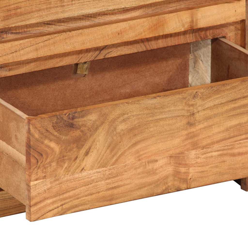 Schubladenschrank 55x33x75 cm Massivholz Akazie