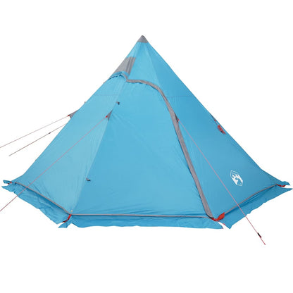 Tipi-Campingzelt 5 Person Blau Wasserdicht