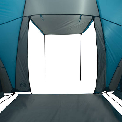 Tunnelzelt 5 Personen Blau Wasserdicht