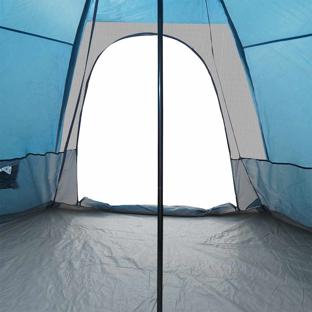 Tipi-Familienzelt 6 Personen Blau Wasserdicht