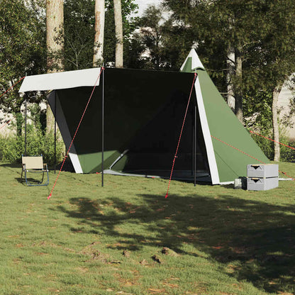 Tipi-Familienzelt 8 Personen Grün Wasserdicht