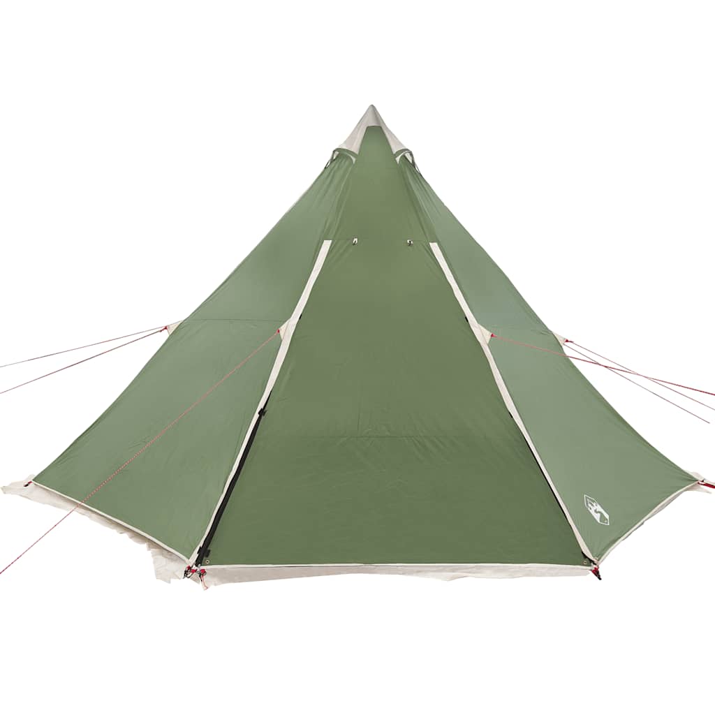 Tipi-Familienzelt 8 Personen Grün Wasserdicht