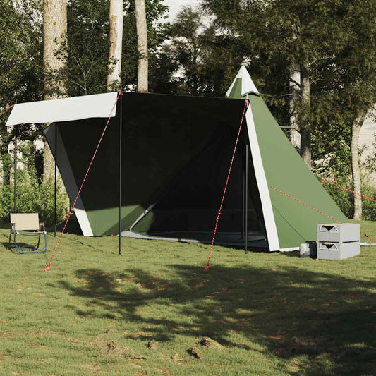 Tipi-Familienzelt 8 Personen Grün Wasserdicht