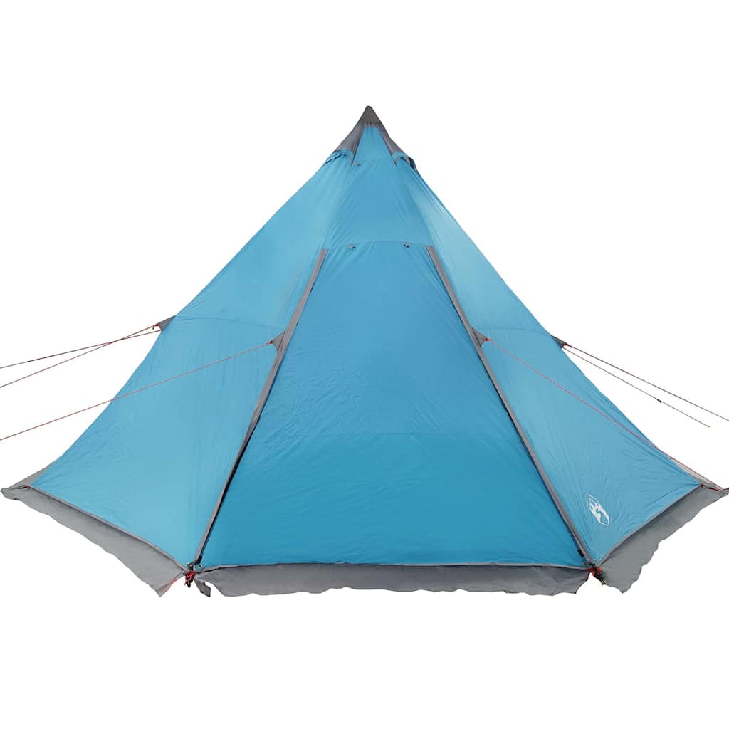 Tipi-Familienzelt 8 Personen Blau Wasserdicht
