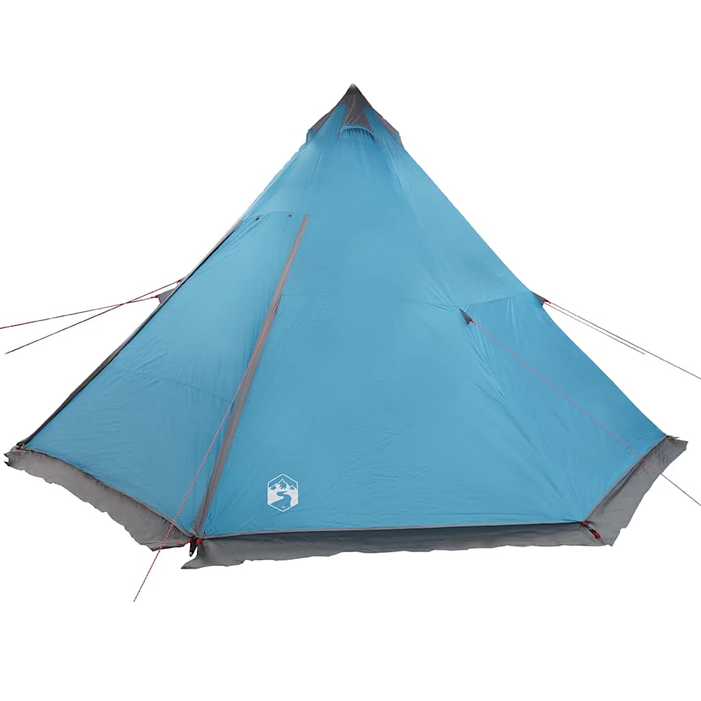Tipi-Familienzelt 8 Personen Blau Wasserdicht