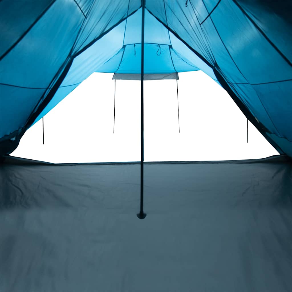 Tipi-Familienzelt 8 Personen Blau Wasserdicht