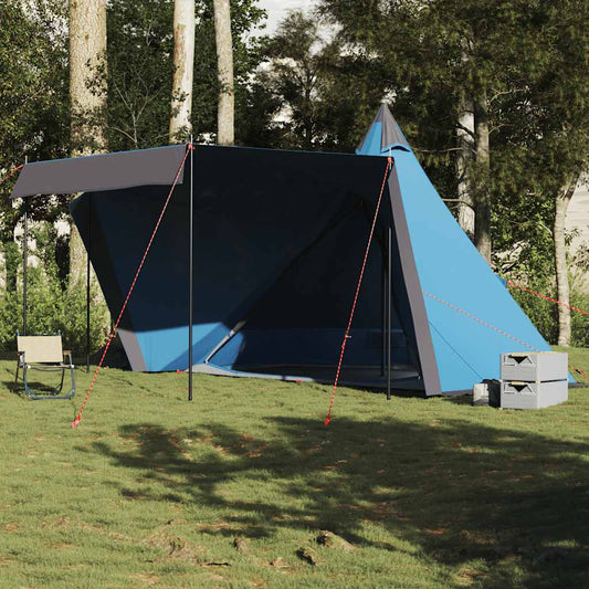 Tipi-Familienzelt 8 Personen Blau Wasserdicht