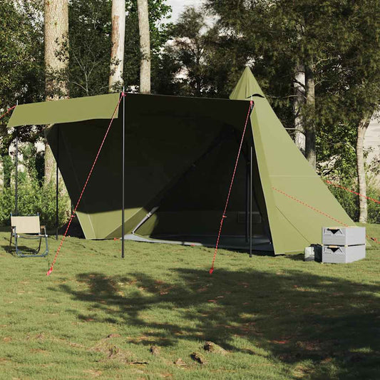 Tipi-Familienzelt 8 Personen Olivgrün Wasserdicht
