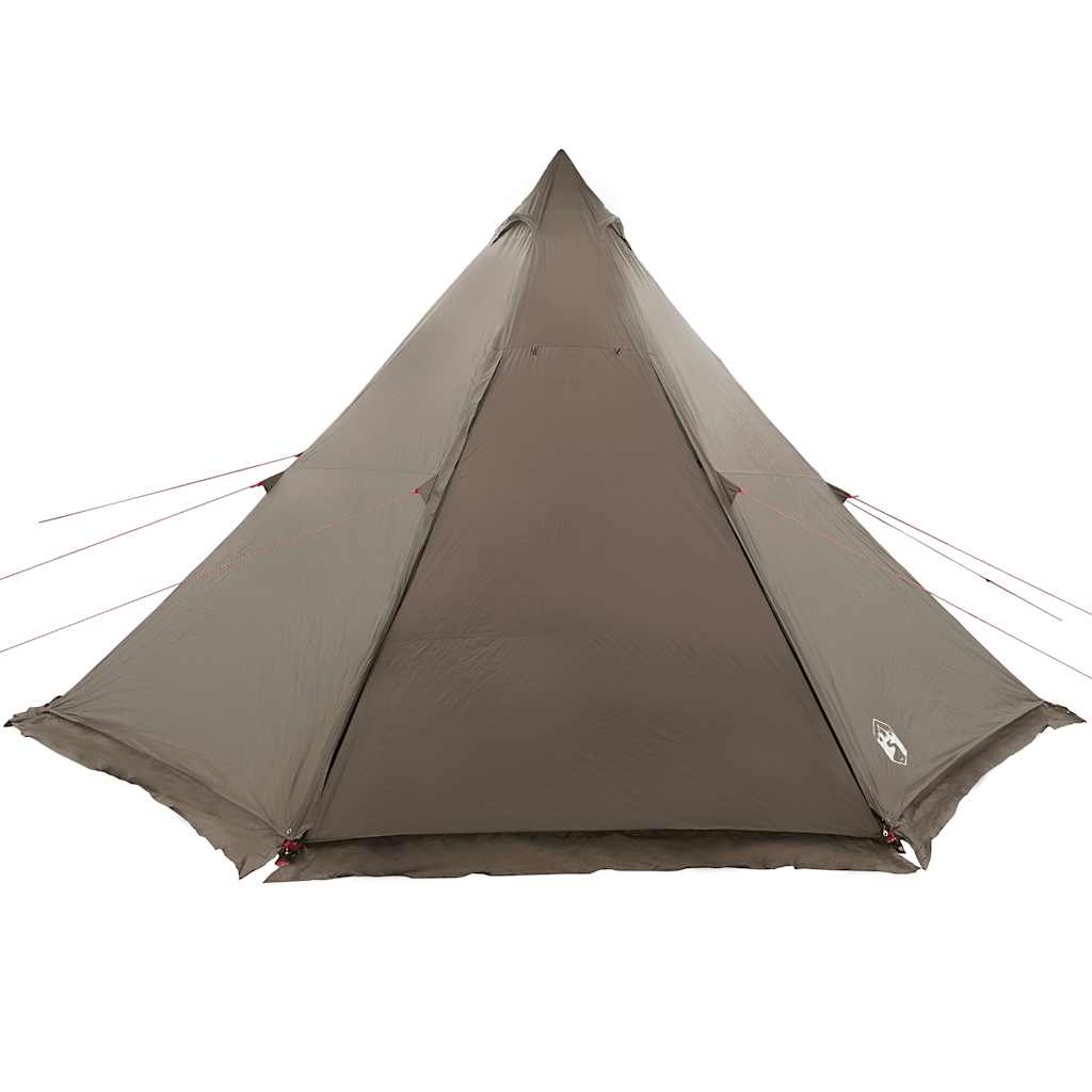 Tipi-Familienzelt 8 Personen Braun Wasserdicht