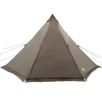 Tipi-Familienzelt 8 Personen Braun Wasserdicht