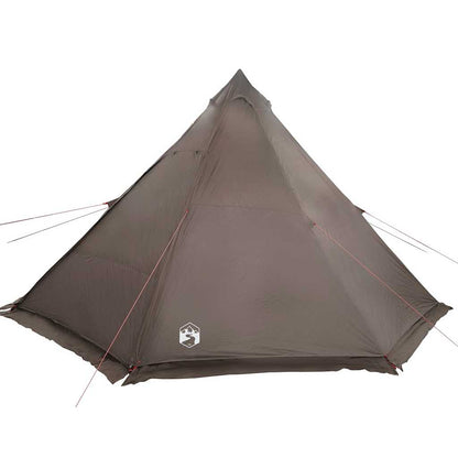 Tipi-Familienzelt 8 Personen Braun Wasserdicht