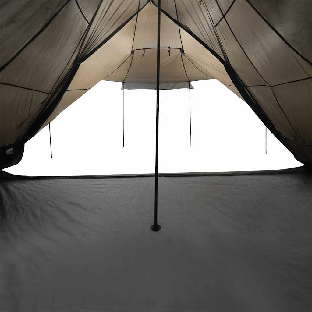 Tipi-Familienzelt 8 Personen Braun Wasserdicht