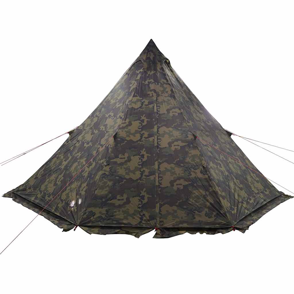 Tipi-Familienzelt 8 Personen Tarnmuster Wasserdicht