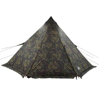 Tipi-Familienzelt 8 Personen Tarnmuster Wasserdicht