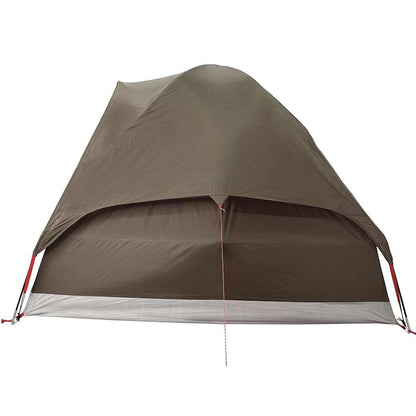 Kuppel-Campingzelt 2 Personen Braun Wasserdicht