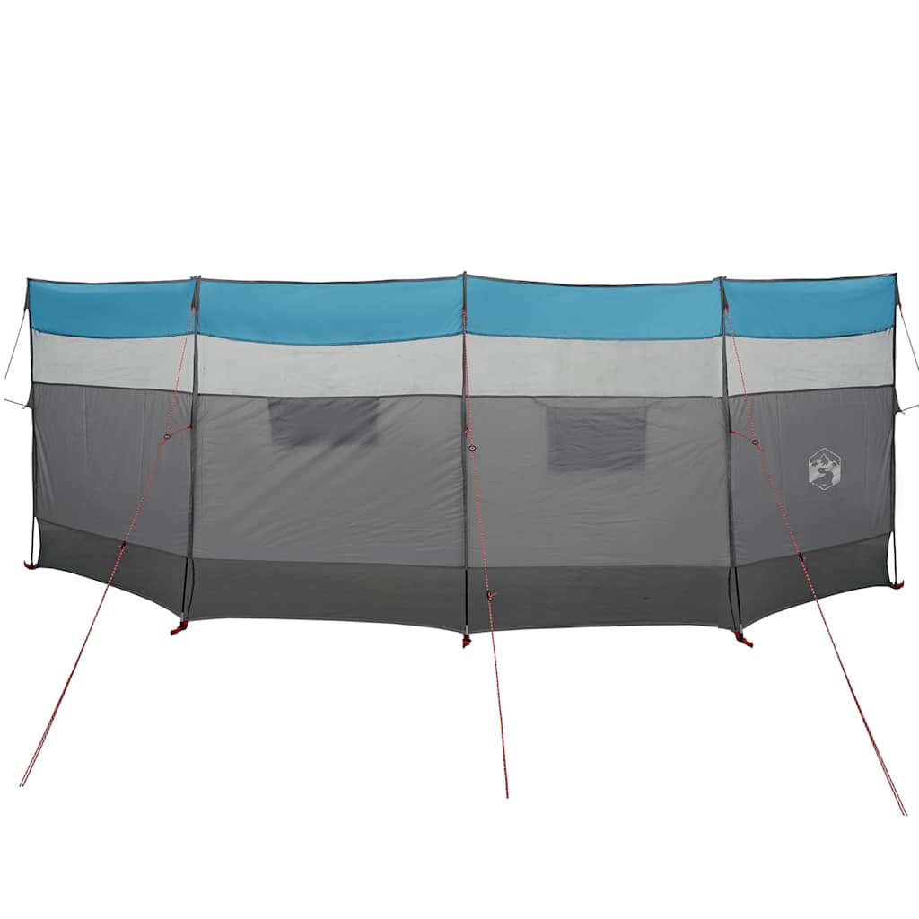 Camping-Windschutz Blau 510x153 cm Wasserdicht