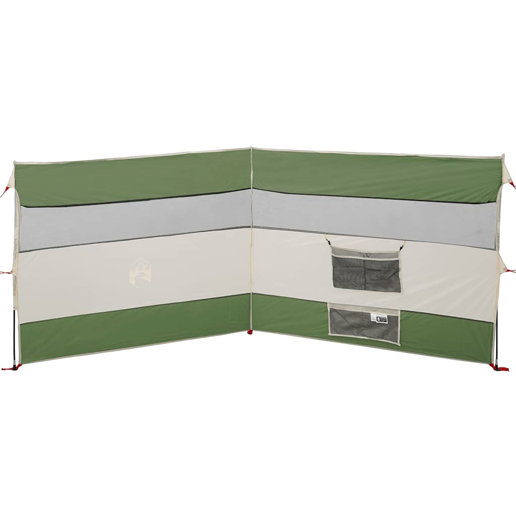 Camping-Windschutz Grün 340x130 cm Wasserdicht