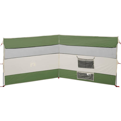 Camping-Windschutz Grün 340x130 cm Wasserdicht