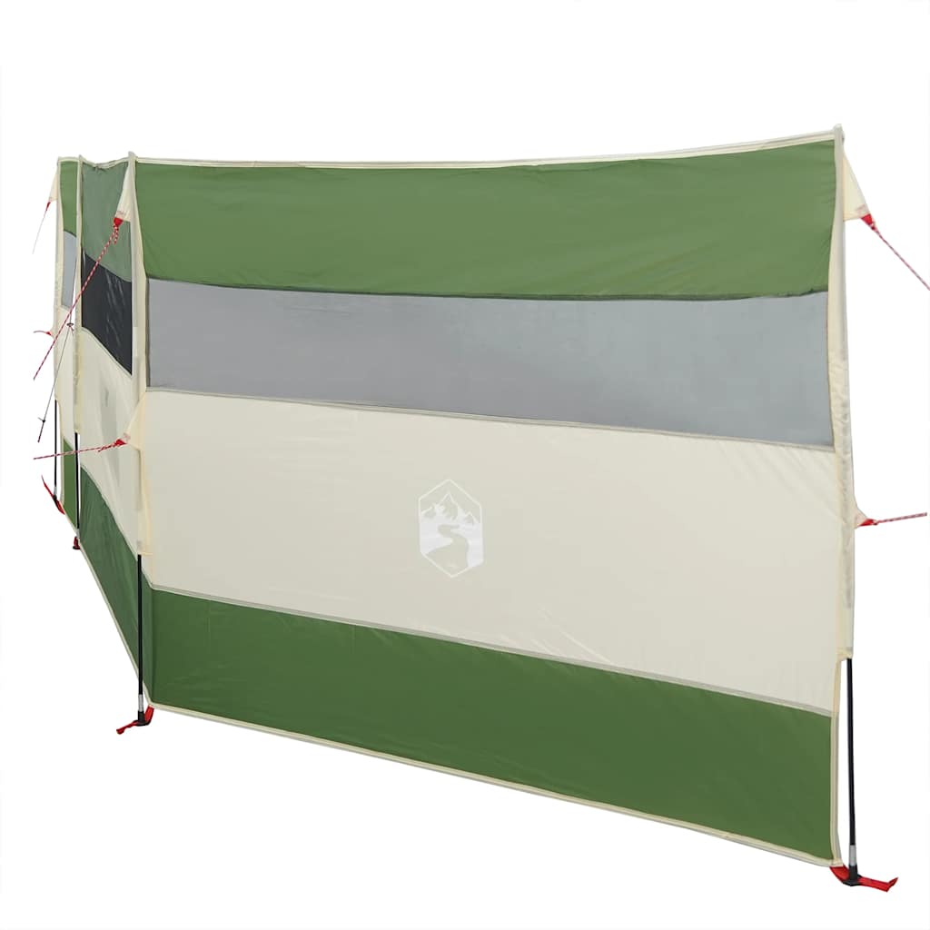 Camping-Windschutz Grün 508x130 cm Wasserdicht
