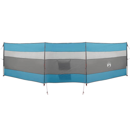 Camping-Windschutz Blau 508x130 cm Wasserdicht