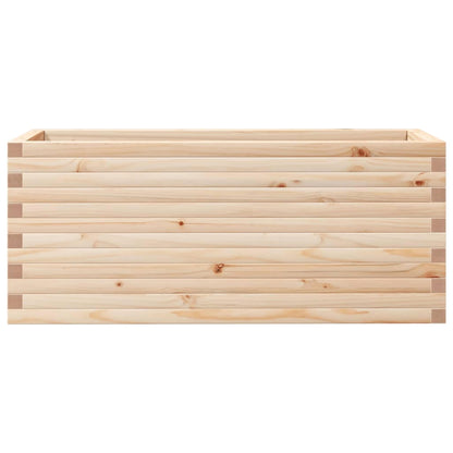 Pflanzkübel 110x40x45,5 cm Massivholz Kiefer