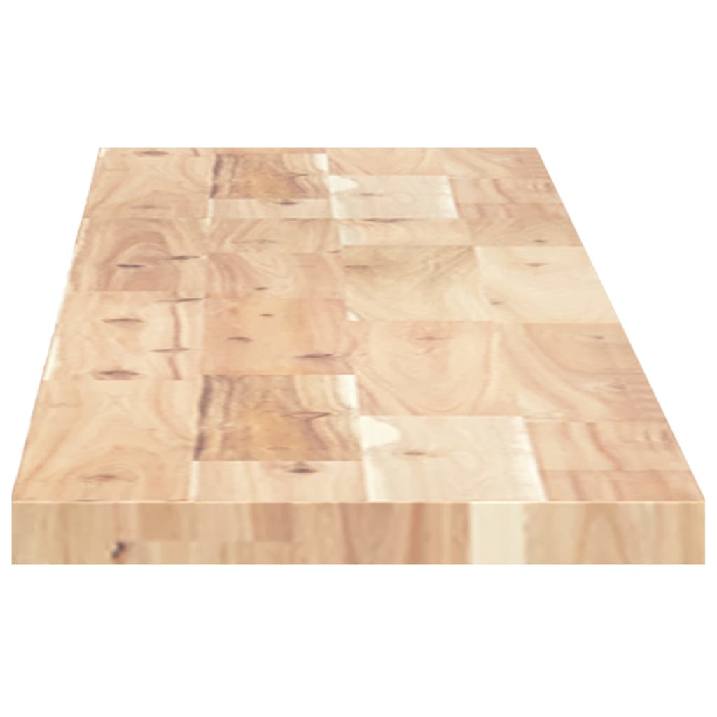 Tischplatte 120x20x2 cm Rechteckig Massivholz Akazie