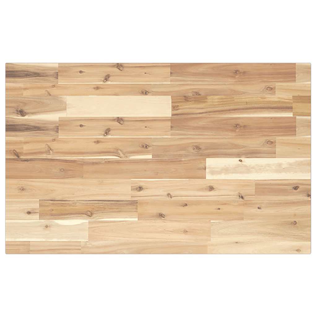 Tischplatte Rechteckig 60x50x2 cm Massivholz Akazie