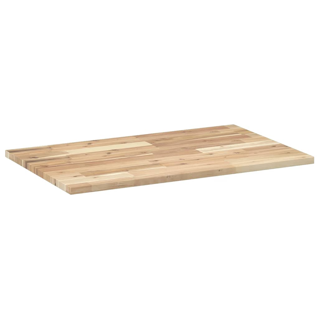 Tischplatte Rechteckig 60x50x2 cm Massivholz Akazie