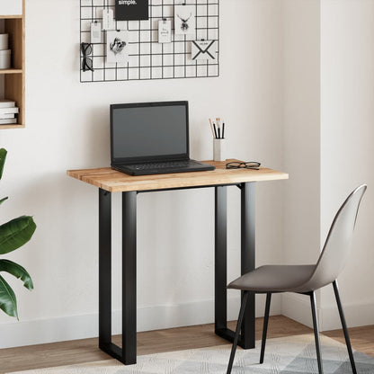 Tischplatte Rechteckig 100x50x2 cm Massivholz Akazie
