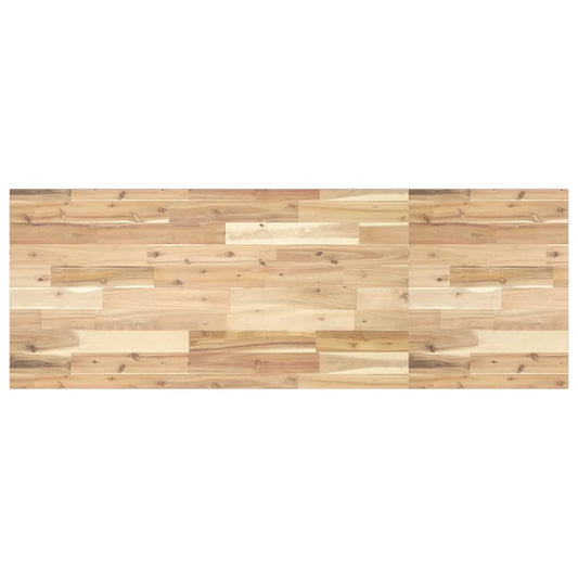 Tischplatte Rechteckig 120x50x2 cm Massivholz Akazie