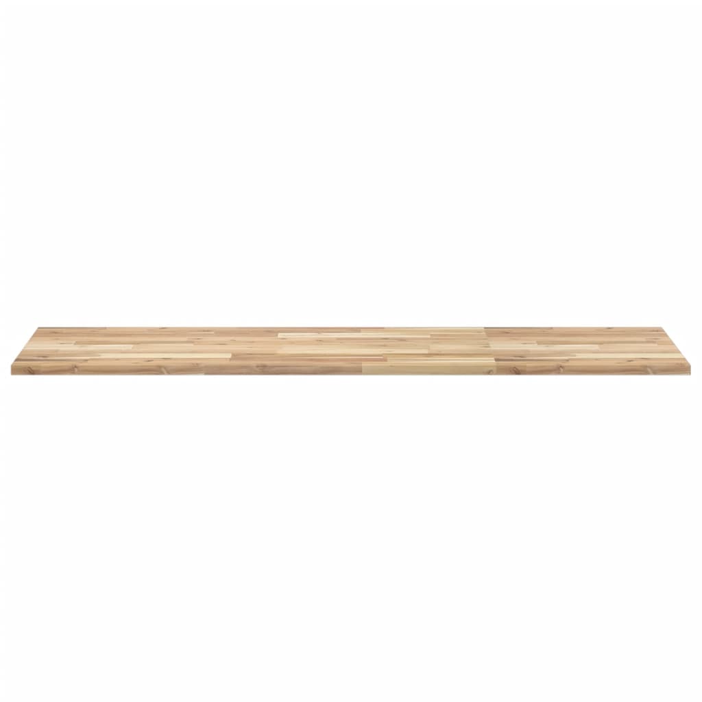 Tischplatte Rechteckig 120x50x2 cm Massivholz Akazie