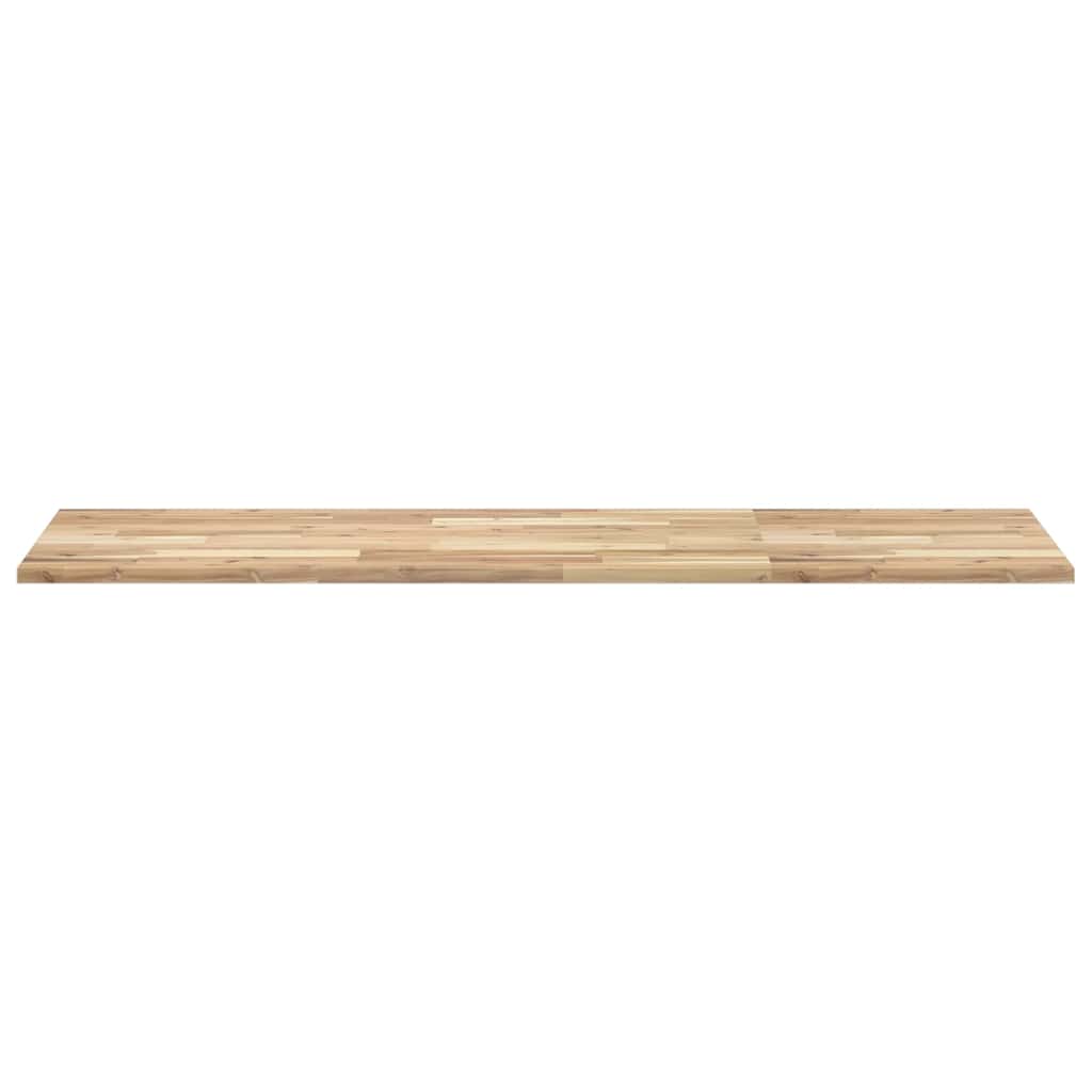 Tischplatte Rechteckig 140x50x2 cm Massivholz Akazie