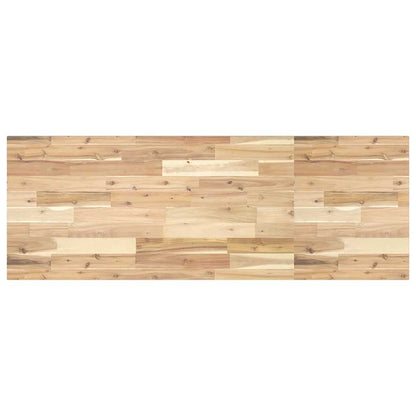 Tischplatte Rechteckig 160x50x2 cm Massivholz Akazie
