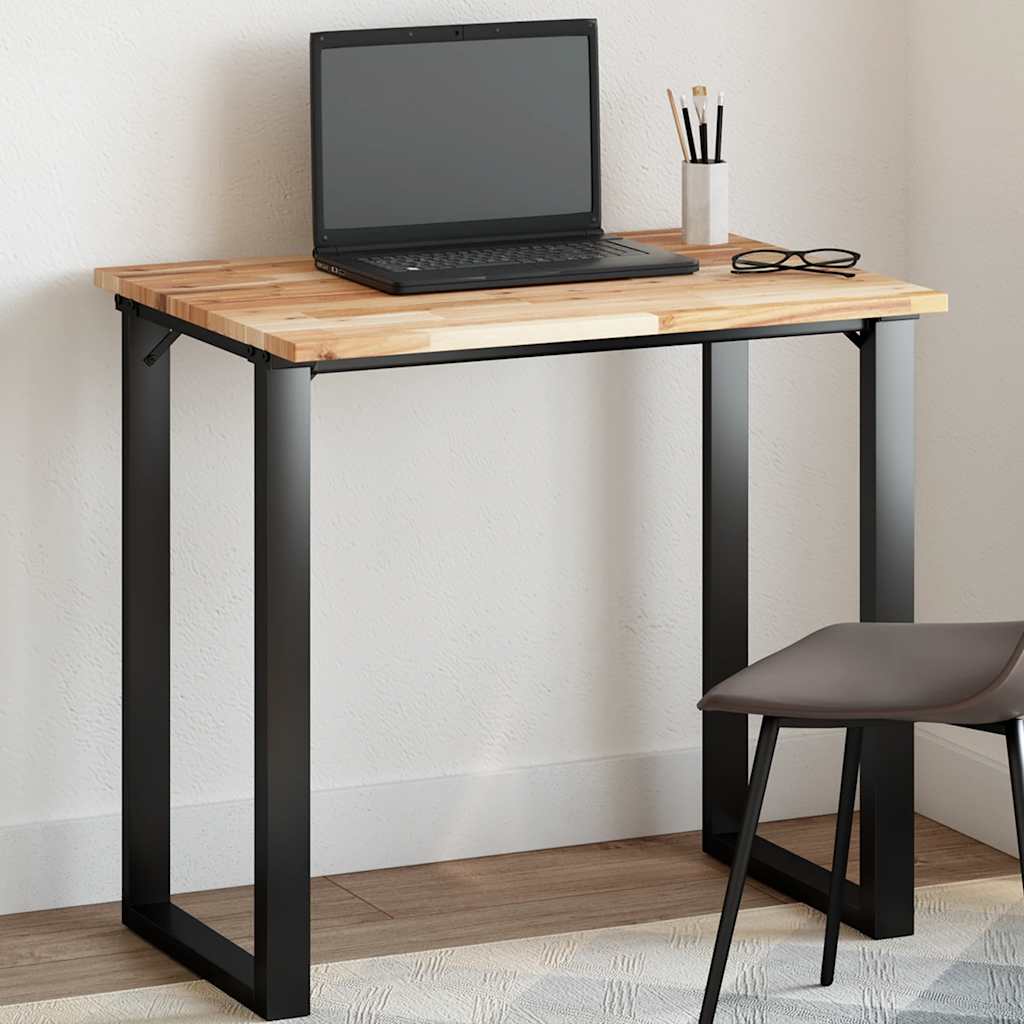 Tischplatte Rechteckig 80x60x2 cm Massivholz Akazie