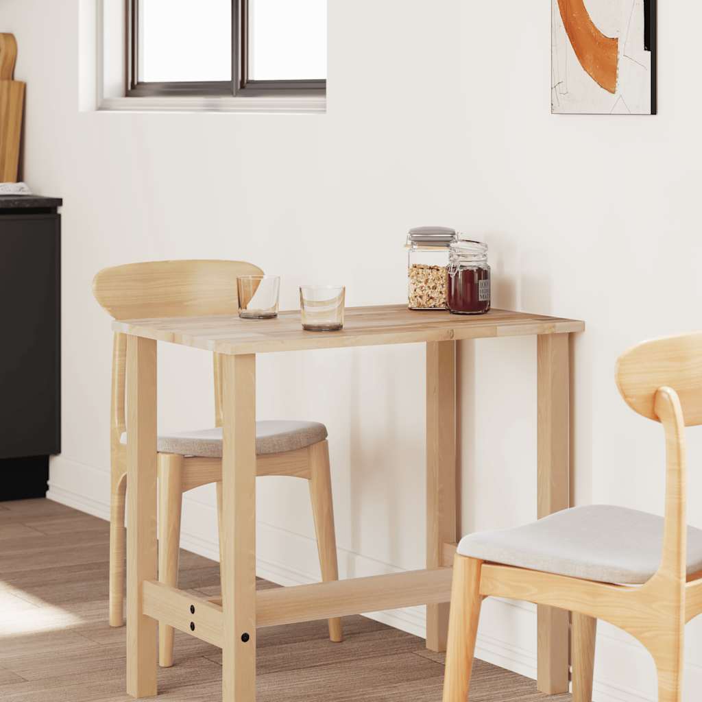 Tischplatte Rechteckig 100x60x2 cm Massivholz Akazie
