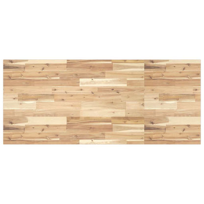 Tischplatte Rechteckig 120x60x2 cm Massivholz Akazie