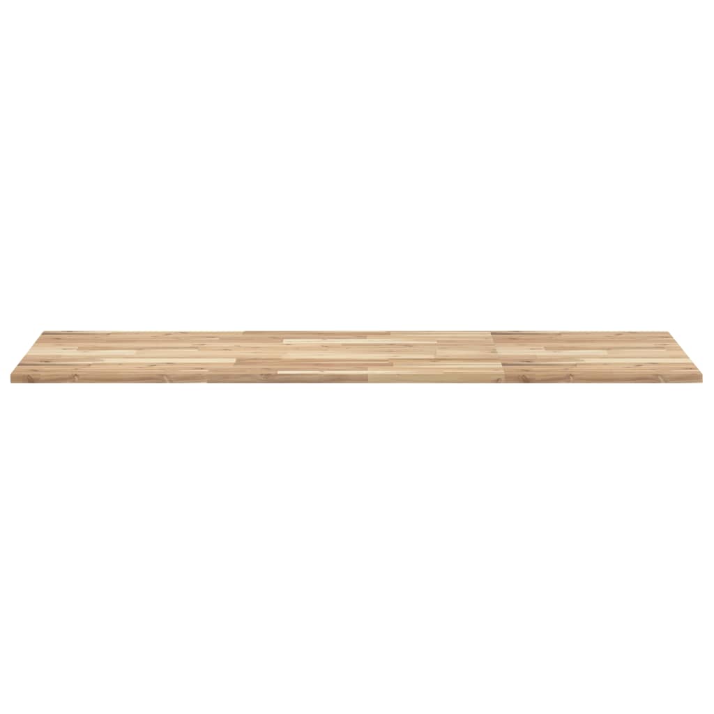 Tischplatte Rechteckig 120x60x2 cm Massivholz Akazie