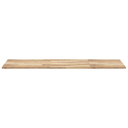 Tischplatte Rechteckig 120x60x2 cm Massivholz Akazie