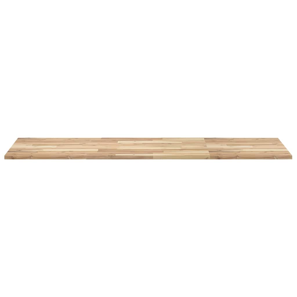 Tischplatte Rechteckig 120x60x2 cm Massivholz Akazie