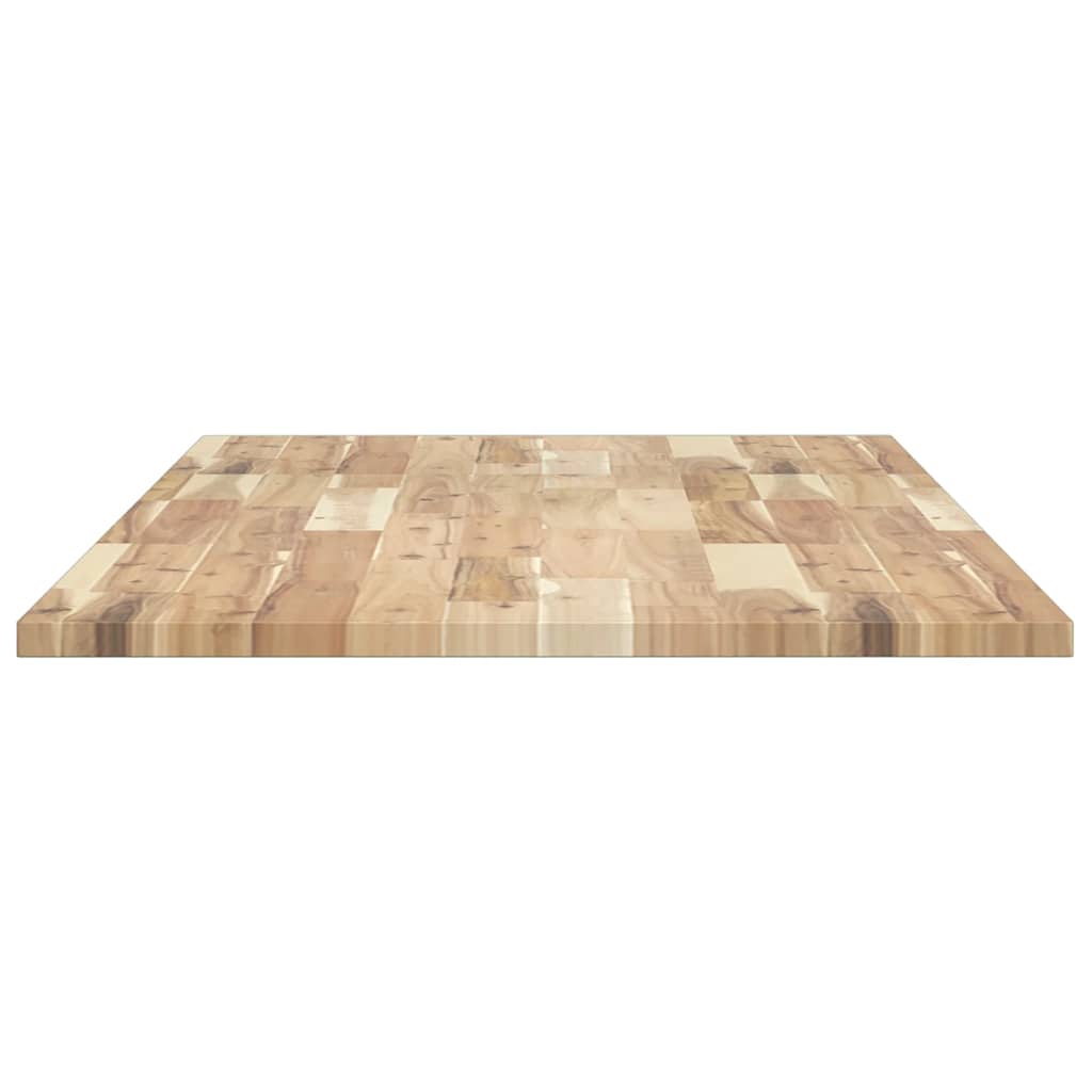 Tischplatte Rechteckig 120x60x2 cm Massivholz Akazie