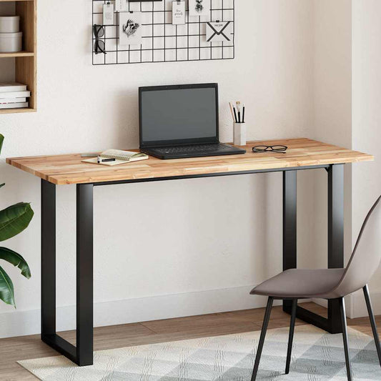 Tischplatte Rechteckig 120x60x2 cm Massivholz Akazie