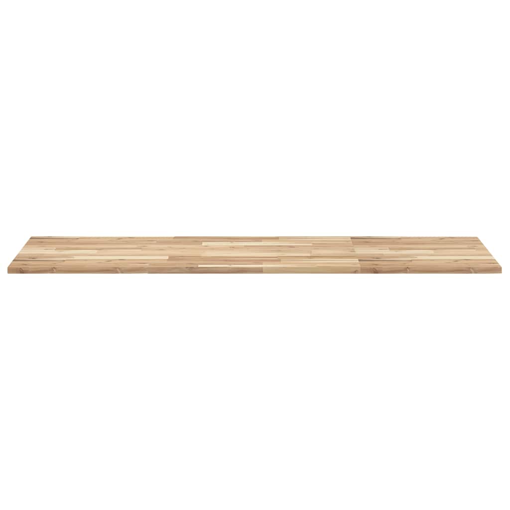 Tischplatte Rechteckig 140x60x2 cm Massivholz Akazie