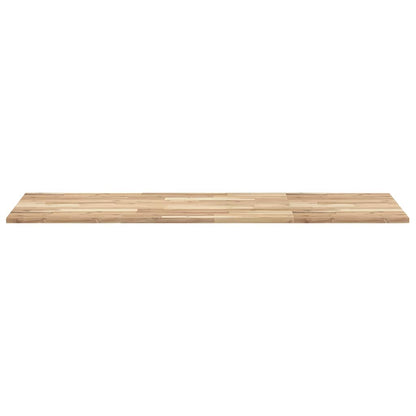 Tischplatte Rechteckig 140x60x2 cm Massivholz Akazie