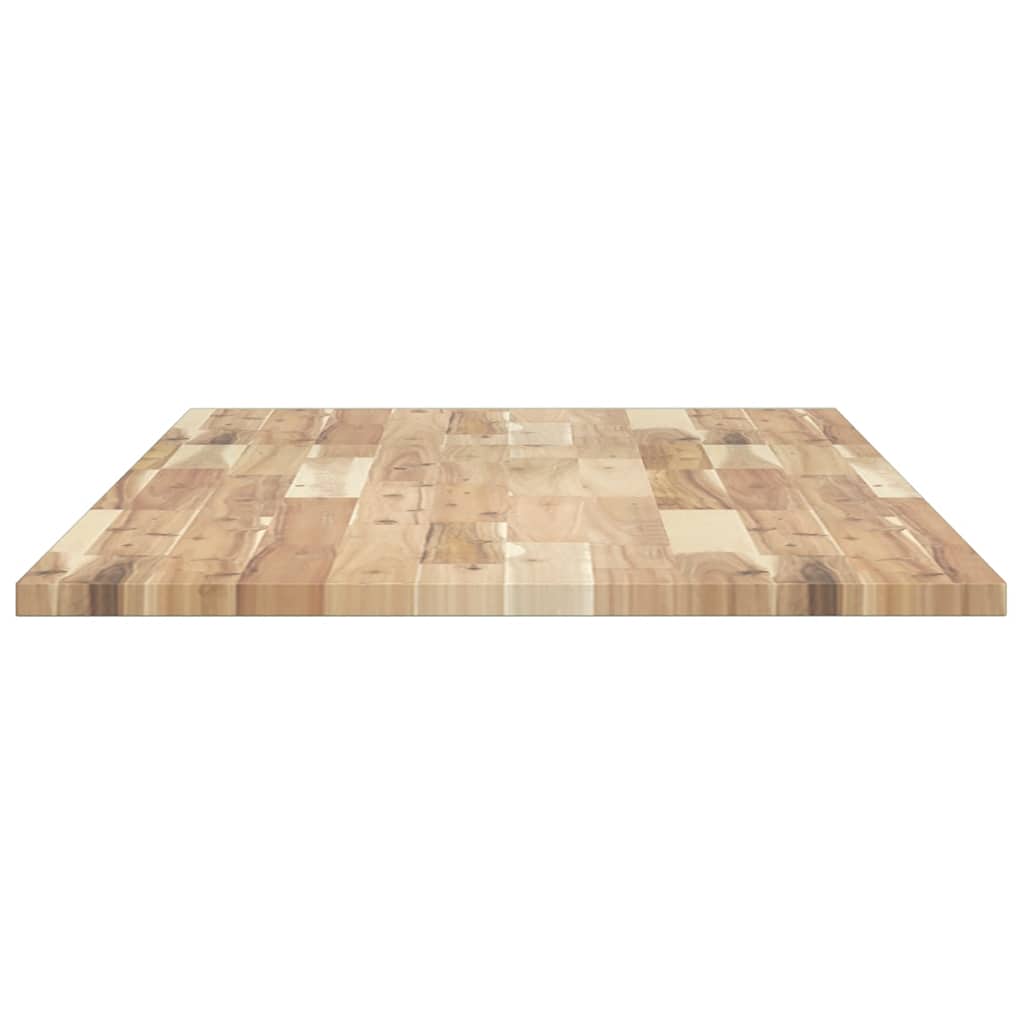 Tischplatte Rechteckig 140x60x2 cm Massivholz Akazie