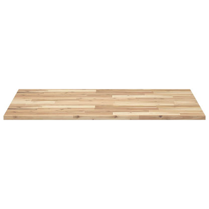 Tischplatte Rechteckig 100x70x2 cm Massivholz Akazie