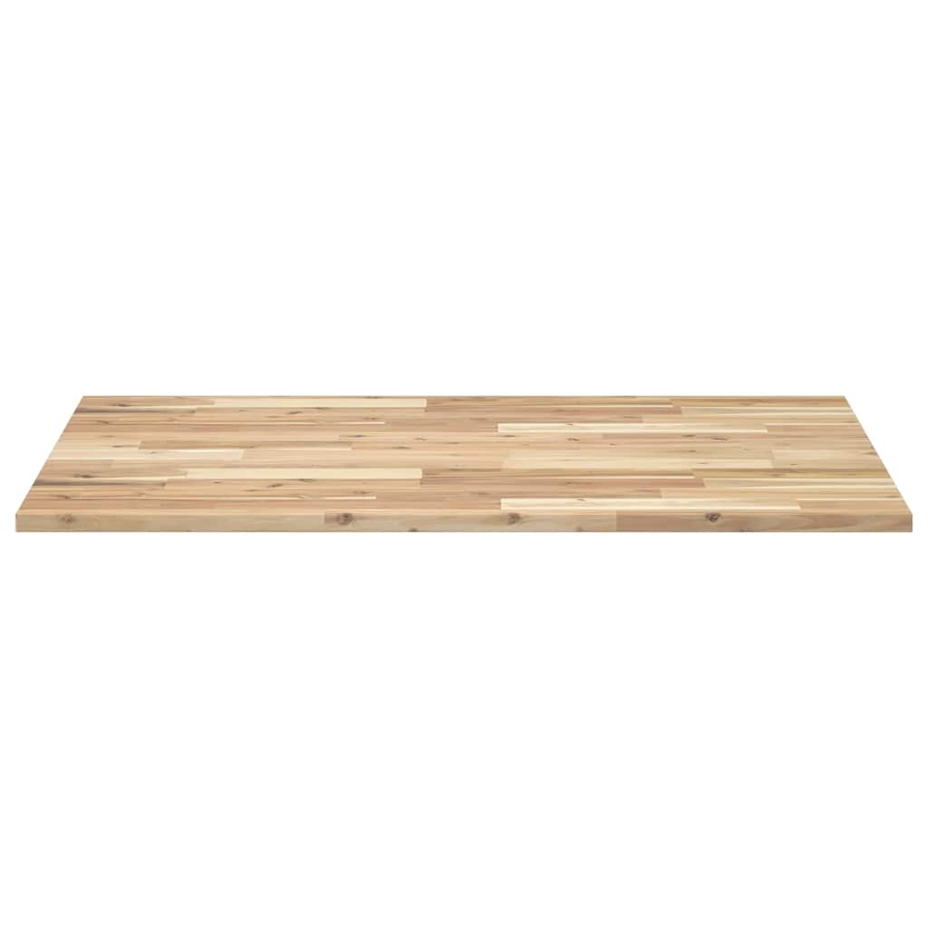Tischplatte Rechteckig 120x70x2 cm Massivholz Akazie