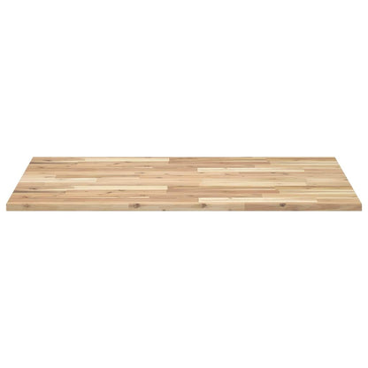 Tischplatte Rechteckig 120x70x2 cm Massivholz Akazie