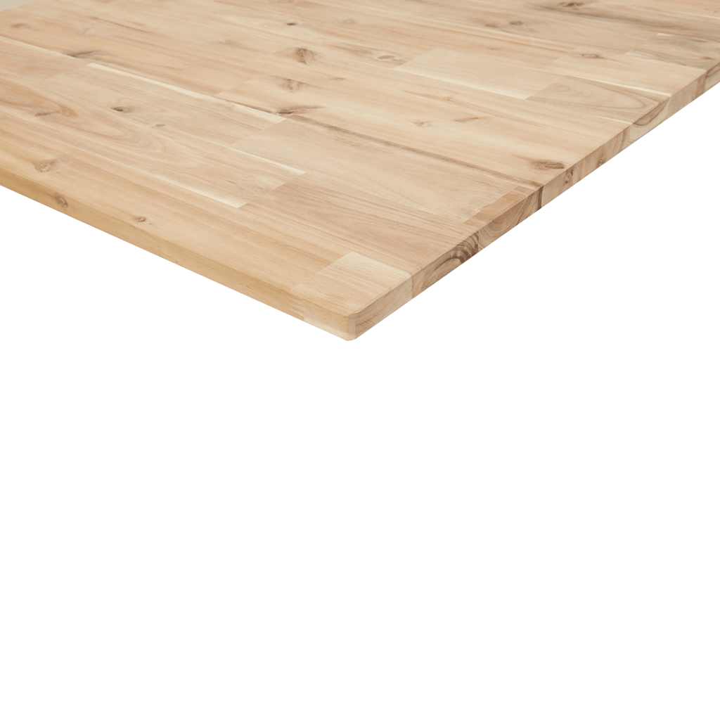 Tischplatte Rechteckig 120x70x2 cm Massivholz Akazie