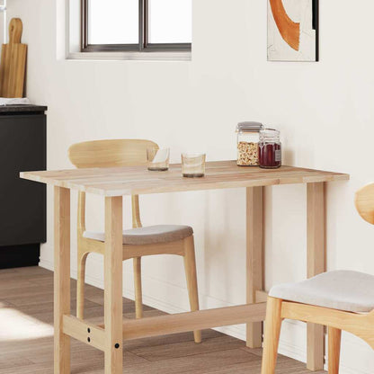 Tischplatte Rechteckig 100x80x2 cm Massivholz Akazie