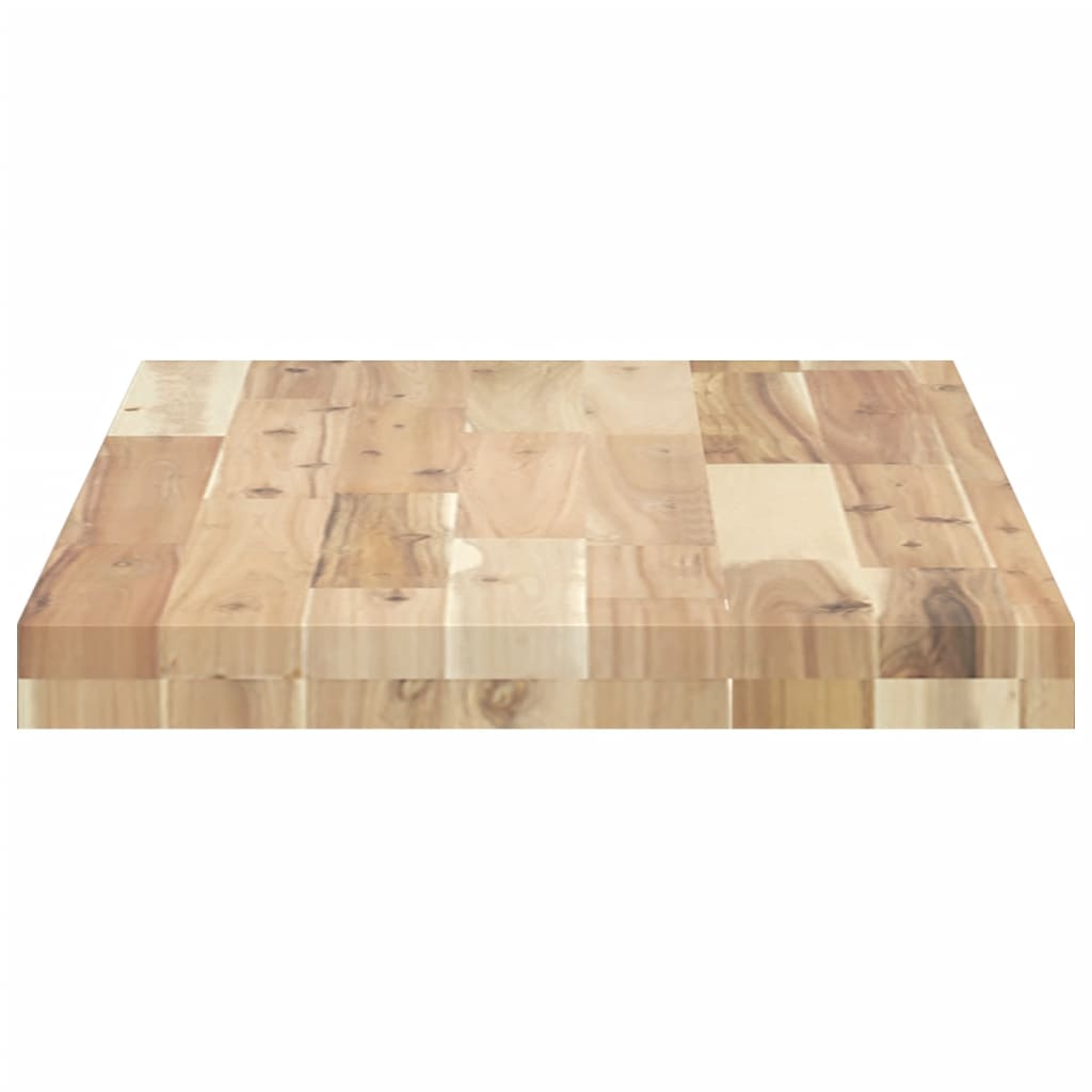 Tischplatte 60x40x4 cm Rechteckig Massivholz Akazie